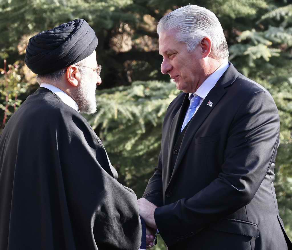 Presidente iraní recibe a Díaz-Canel
