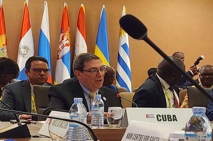 Intervención del Canciller cubano en reunión del MNOAL