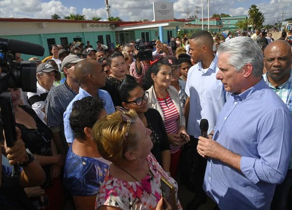 Recorre Díaz-Canel provincias del centro de Cuba