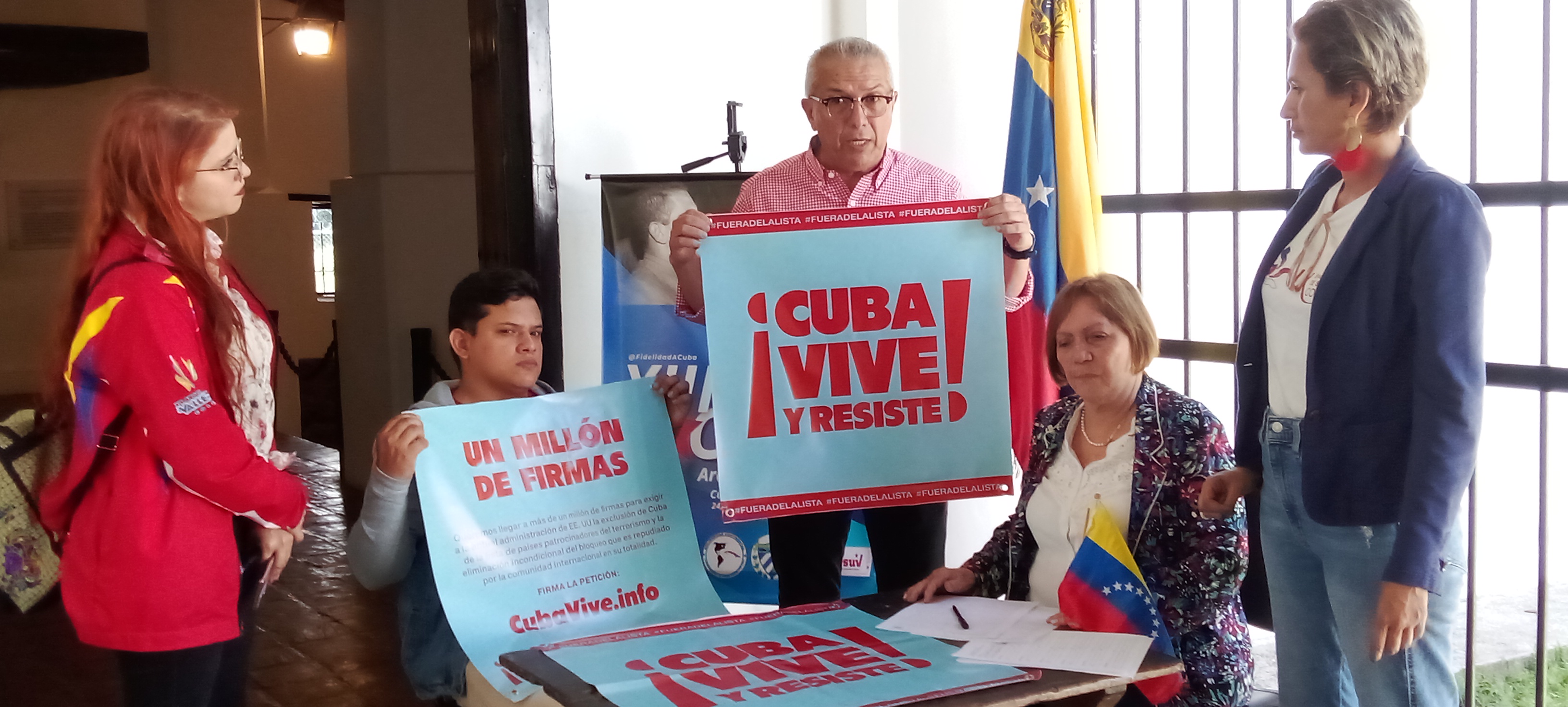 Movimiento Nacional solidario en Venezuela festeja aniversario 65 de la Revolución y efemérides martianas