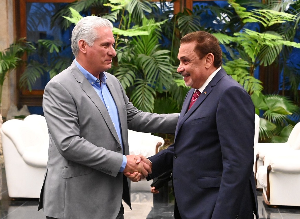 Recibe Díaz-Canel a canciller de la República de Seychelles