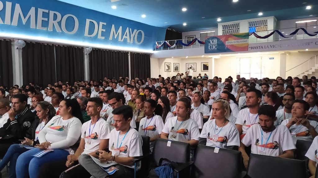 Asamblea XII Congreso de la Unión de Jóvenes Comunistas sesiona en Villa Clara 