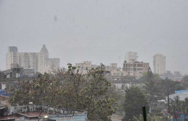 Lluvias intensas afectan el occidente y centro de Cuba