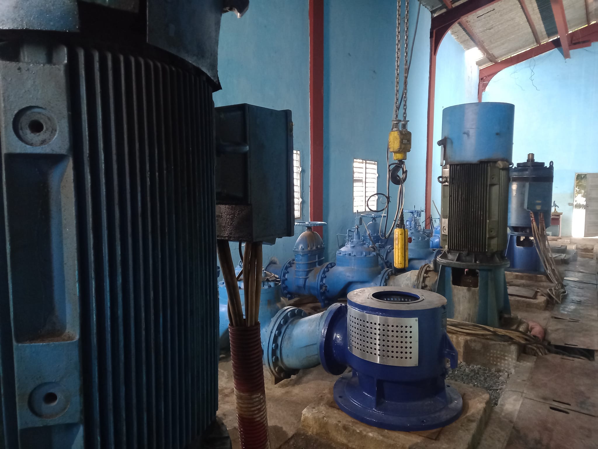 milaxys5 Abasto de agua: Constatan marcha de instalación de equipos de bombeo en Palmarito