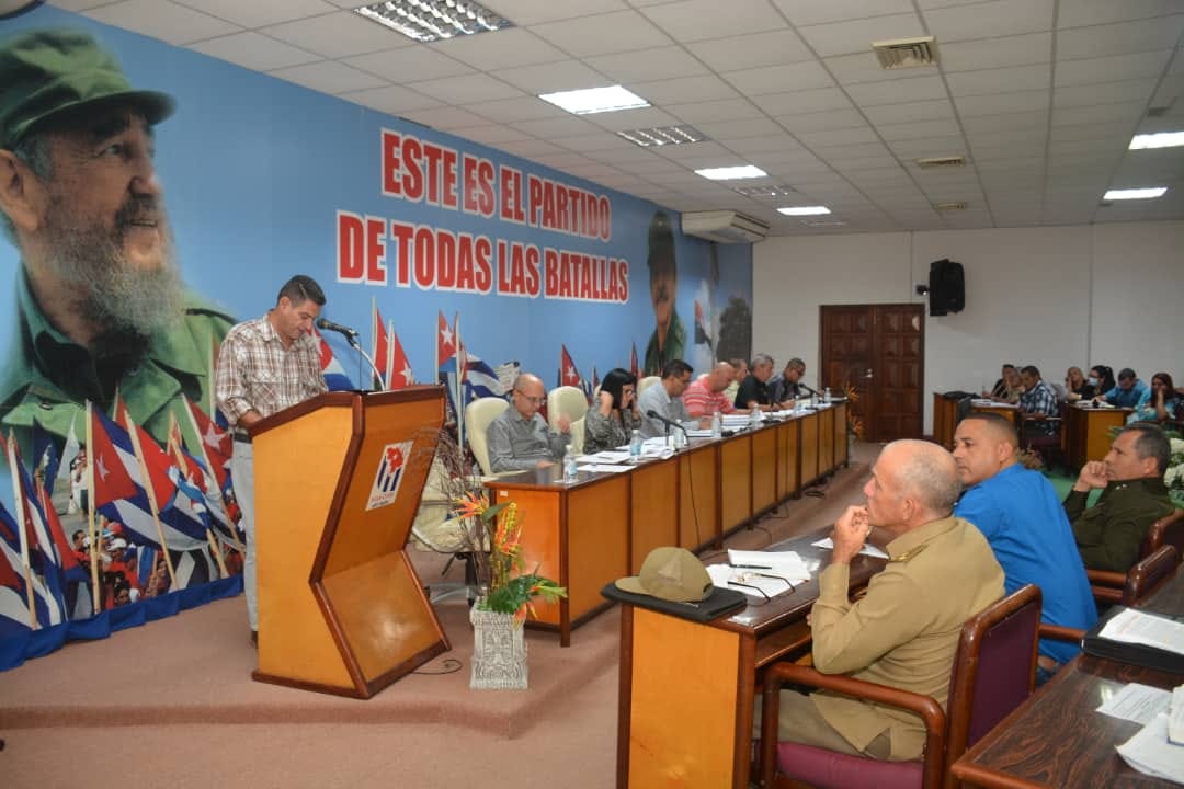 Sesiona Pleno del Comité Provincial del Partido en Villa Clara