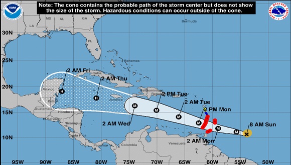 Beryl se convierte en un huracán de gran intensidad mientras se acerca a las Antillas Menores