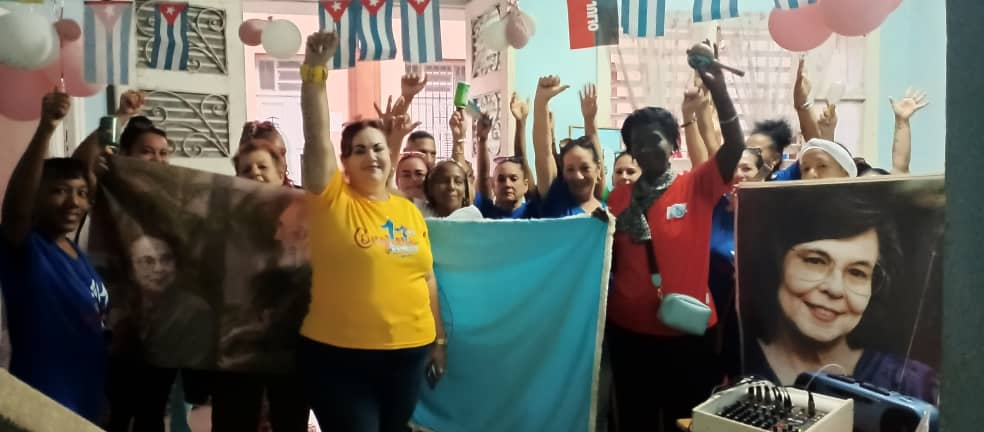 Con alegría y entusiasmo se celebró la noticia de la elección de Villa Clara como provincia vanguardia en la emulación en saludo al aniversario 64 de la fundación de la Federación de Mujeres Cubanas.
