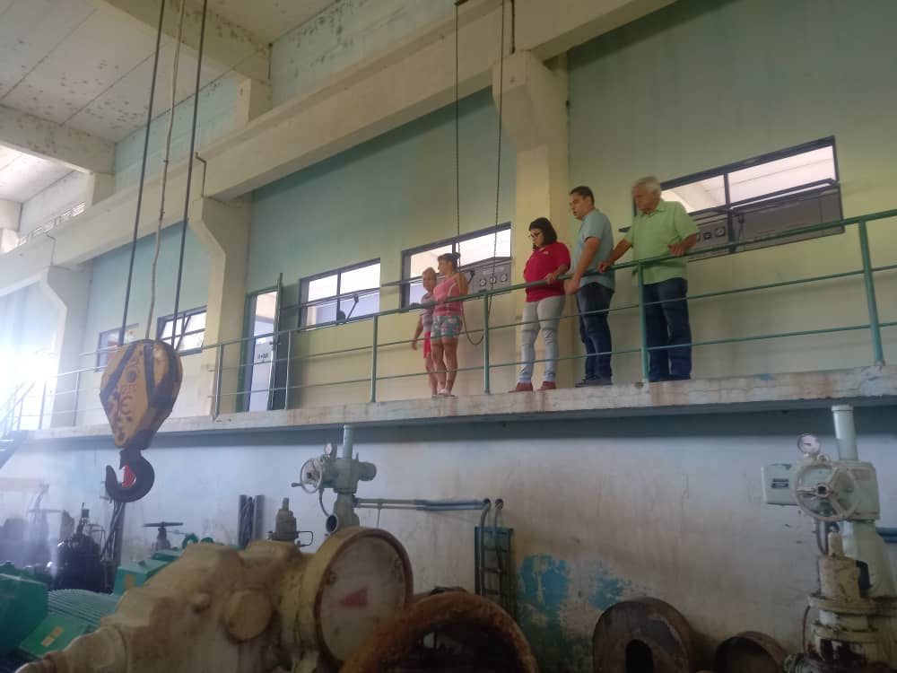 Evalúa gobernadora villaclareña avances en la rehabilitación de estación de bombeo Minerva-Ochoíta