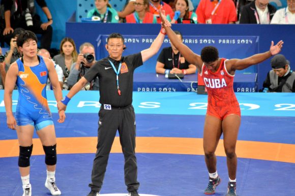 Cuba cierra con medalla en París: Milaimys Marín se alza con el bronce en la lucha libre