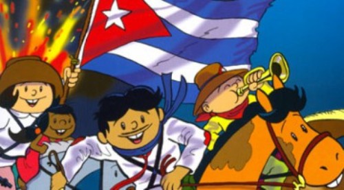 Saluda Presidente cubano 54 años del animado Elpidio Valdés
