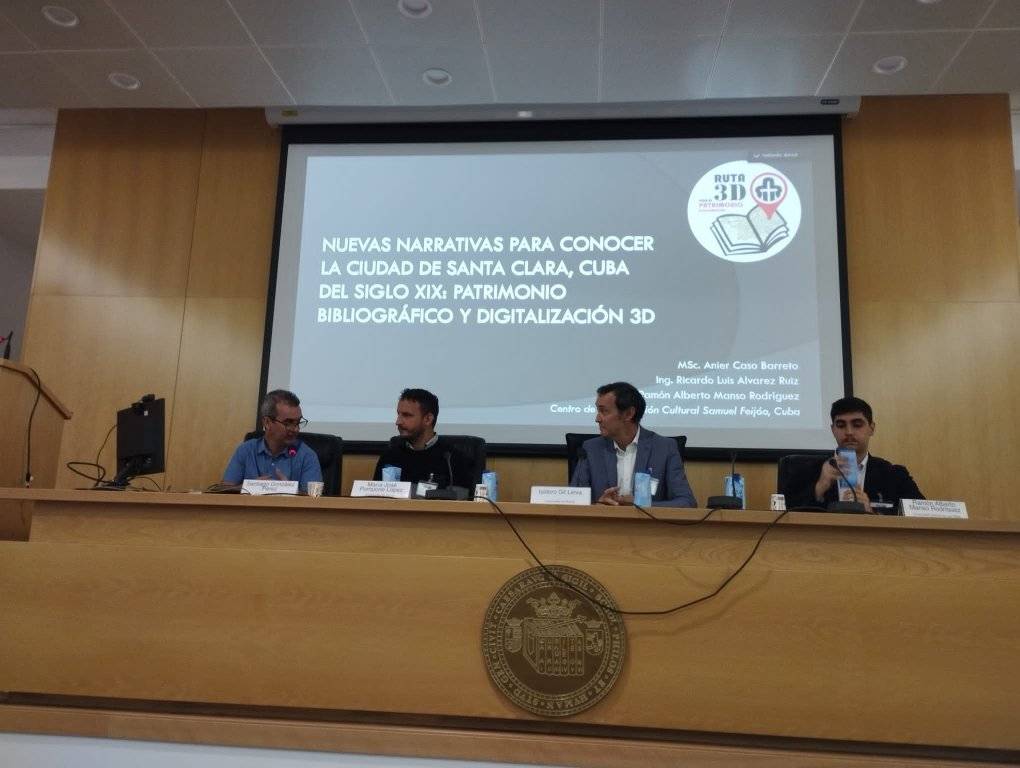 Ya fueron presentadas y elogiadas en el evento internacional Ibersid, con sede en Zaragoza, las experiencias de la digitalización en 3D de imágenes  patrimoniales que revelan a Santa Clara tiempos atrás.