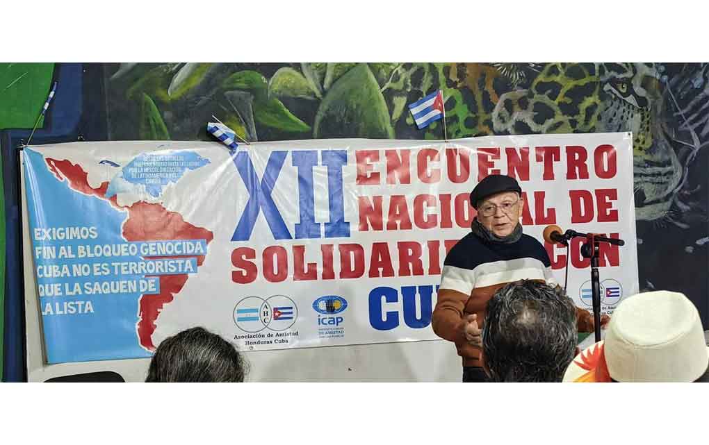 Amigos de Cuba en Honduras reclamaron fin del bloqueo de EEUU