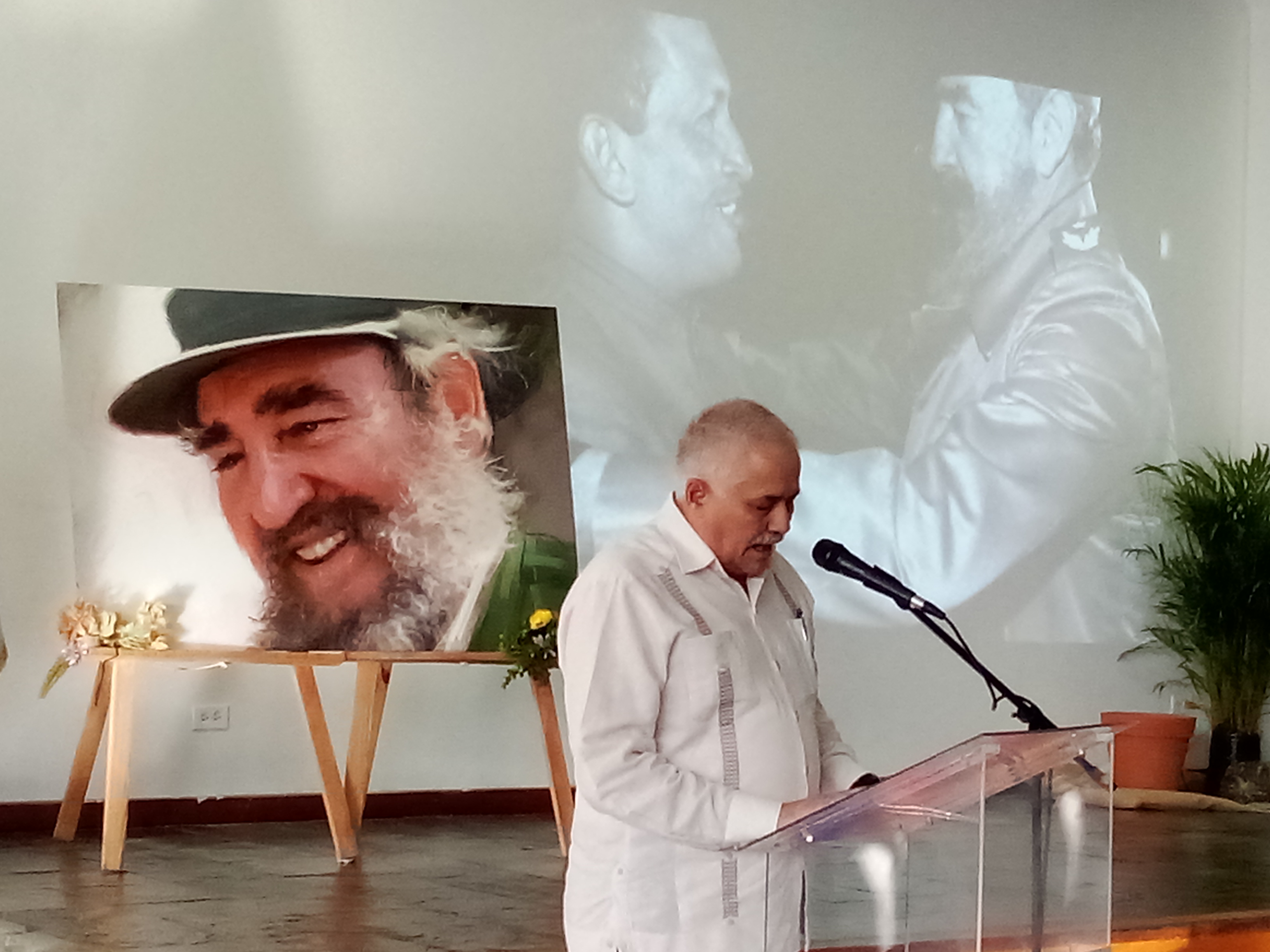 Fidel en el alma de Caracas