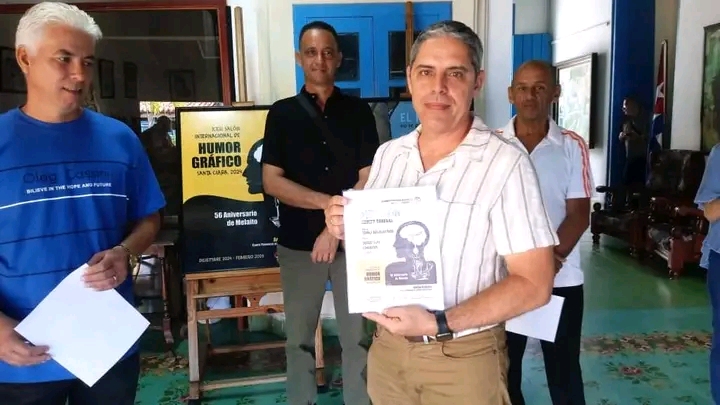 Entregan premios del Salón Internacional de Humor Gráfico Santa Clara 2024