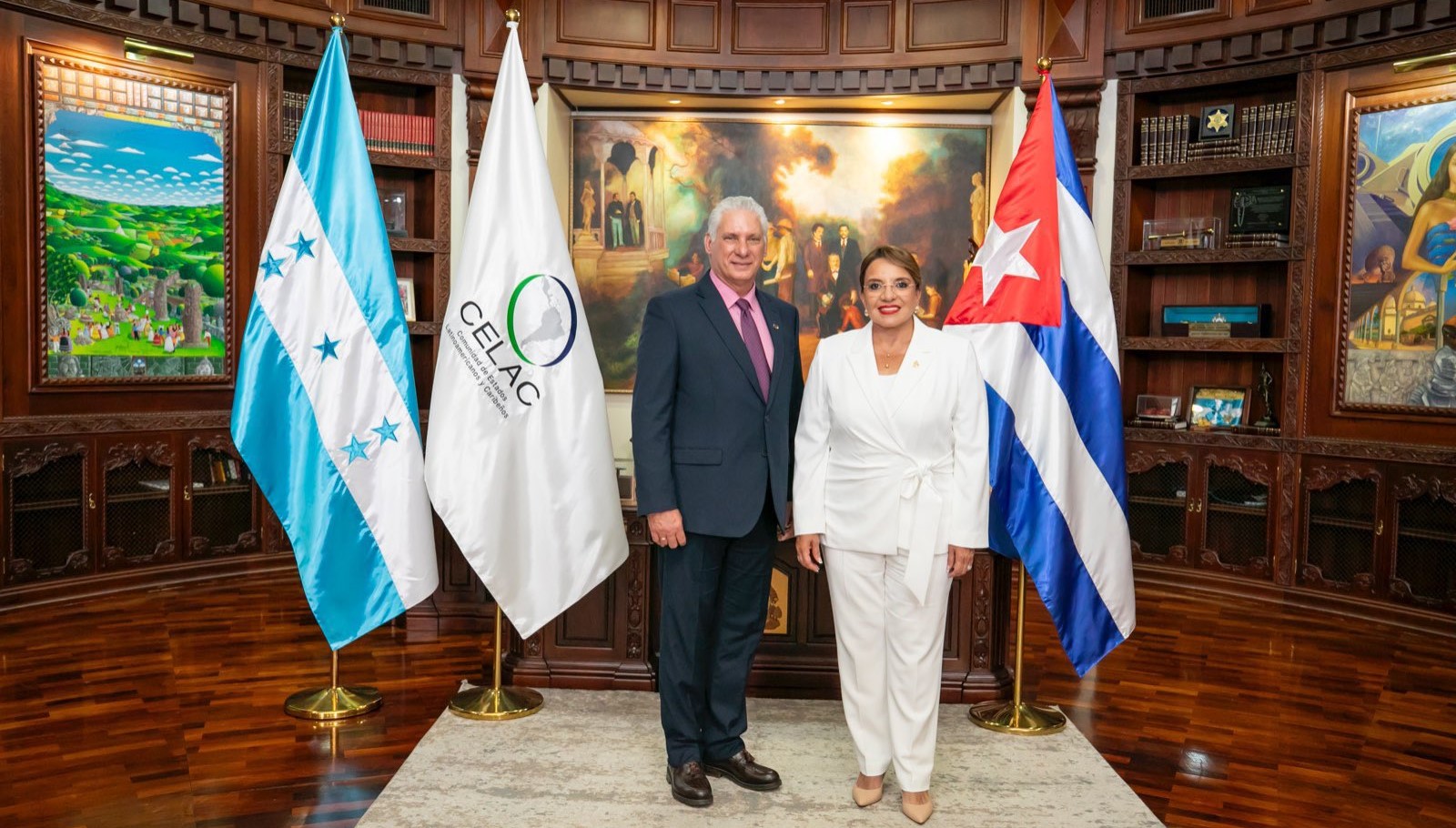 Reafirman Cuba y Honduras solidaridad entre ambos países 