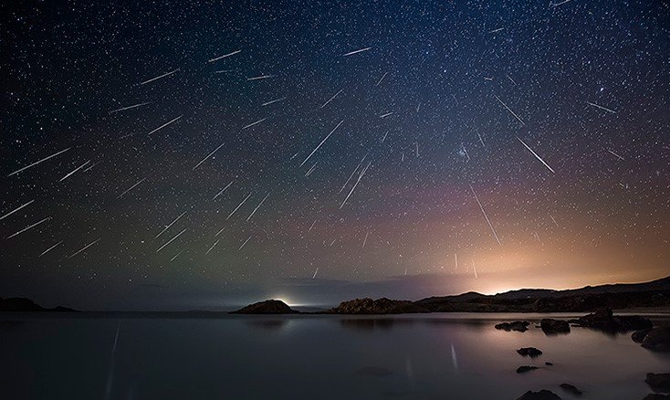 Lluvias de estrellas: dos espectáculos que reserva abril