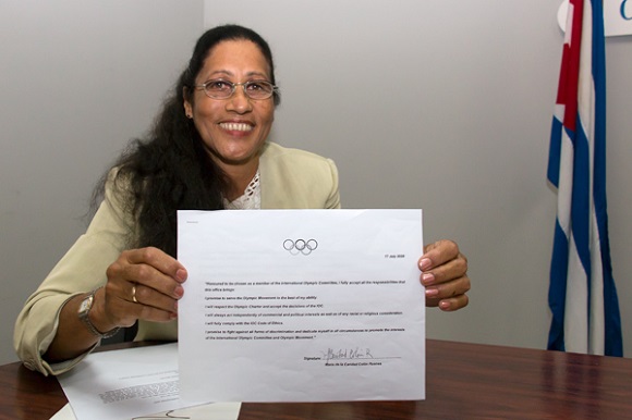 María Caridad Colón electa presidenta de la Federación Cubana de Atletismo
