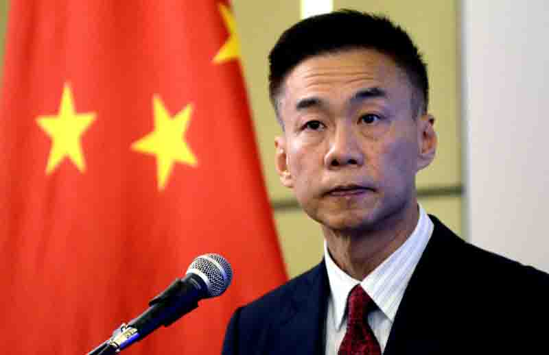 Muestra de cristalización teórica de amistad entre China y Cuba