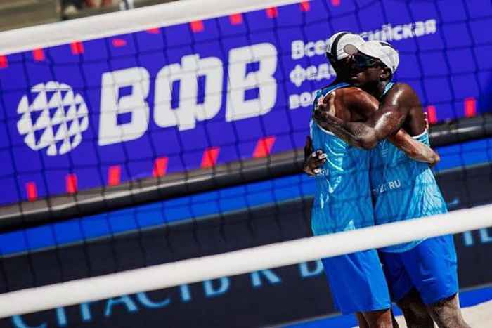 Tercer oro para dúo playero Díaz-Alayo en Liga de Rusia 