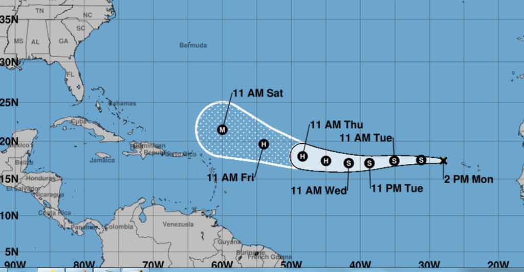 Tormenta tropical Erin podría convertirse en huracán