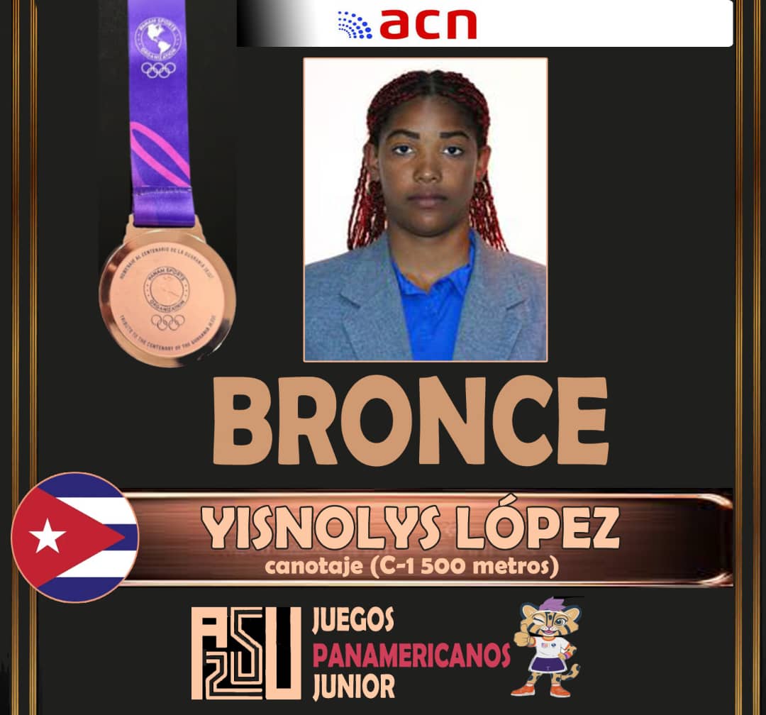 Plata y bronce para Cuba en canotaje de Asunción 2025