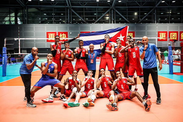Cuba venció a Bulgaria en inicio del Mundial Sub-21 de Voleibol
