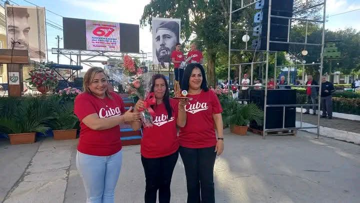 En Placetas, acto central provincial por aniversario 67 del Triunfo de la Revolución cubana