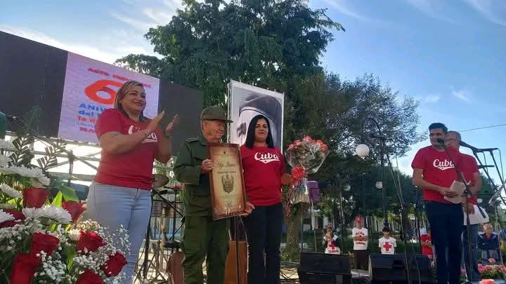En Placetas, acto central provincial por aniversario 67 del Triunfo de la Revolución cubana