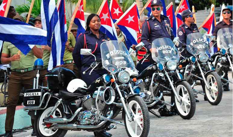 Cuba saluda aniversario de Policía Nacional Revolucionaria