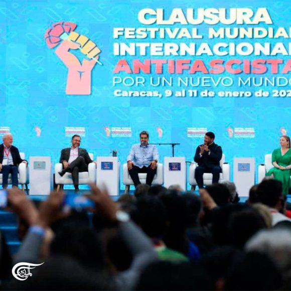 Nicolás Maduro clausura Festival Mundial Internacional Antifascista
