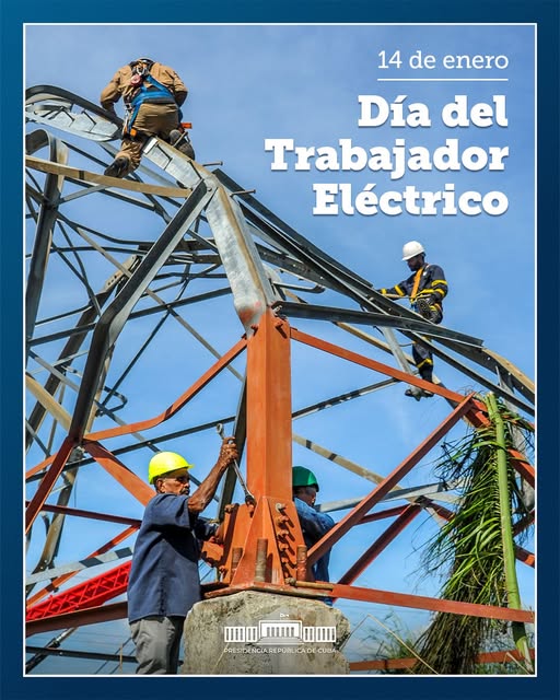 Celebran Día del Trabajador Eléctrico en Cuba