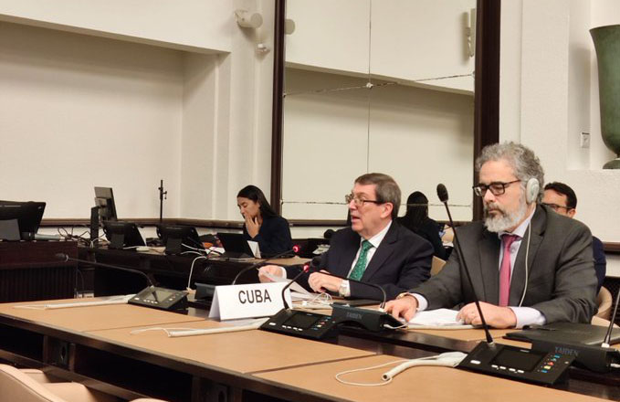Participa Cuba en reunión de Grupo de Defensa de Carta de la ONU