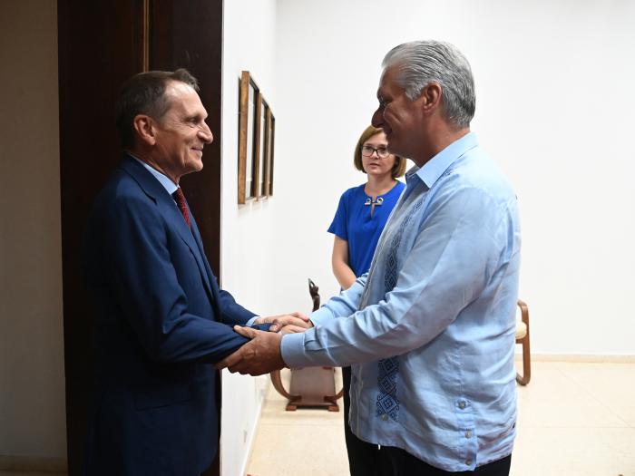  Díaz-Canel destacó el encuentro como una demostración del excelente nivel de diálogo entre Cuba y Rusia. Foto: Estudios Revolución 