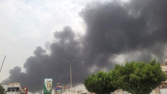 Israel atacó objetivos hutíes en tres puertos y una central eléctrica de Yemen