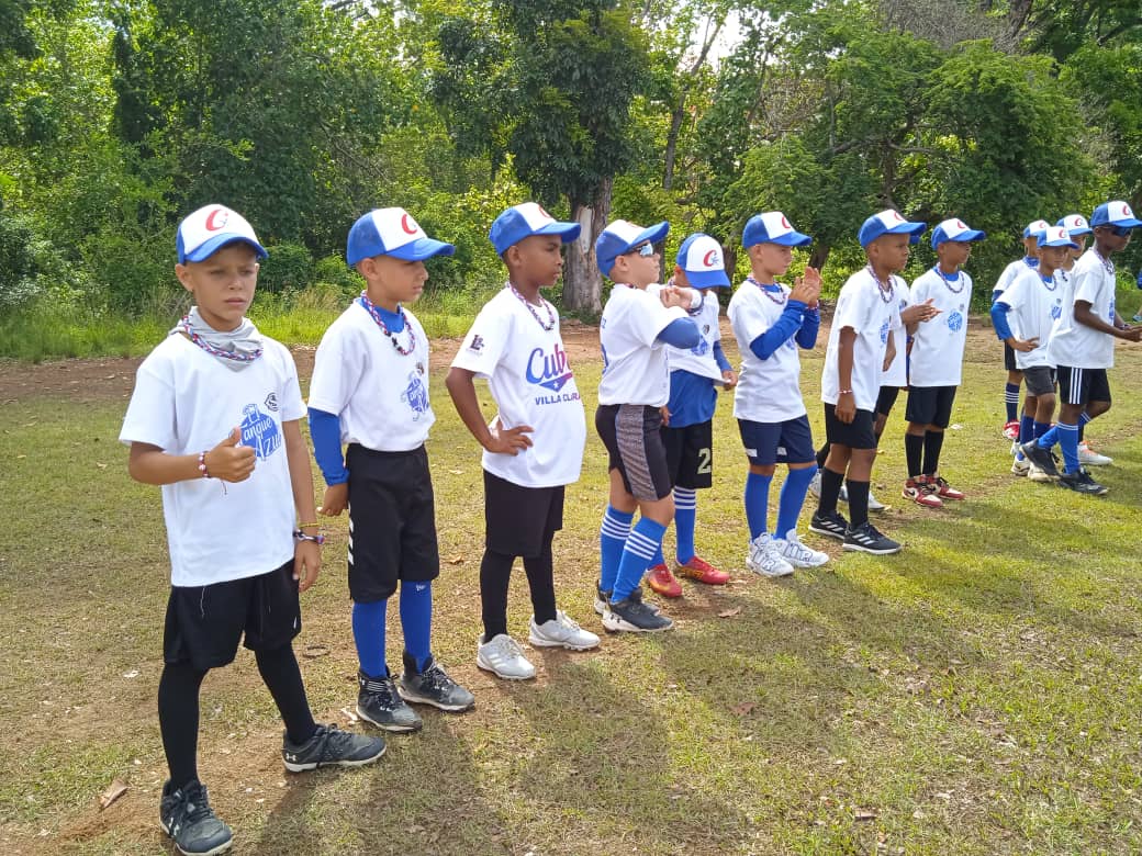Entrenamiento del equipo de Santa Clara 9-10 años en La Habana.