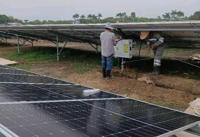 Sincroniza al Sistema Electroenergético nuevo parque solar fotovoltaico en Calabazar de Sagua