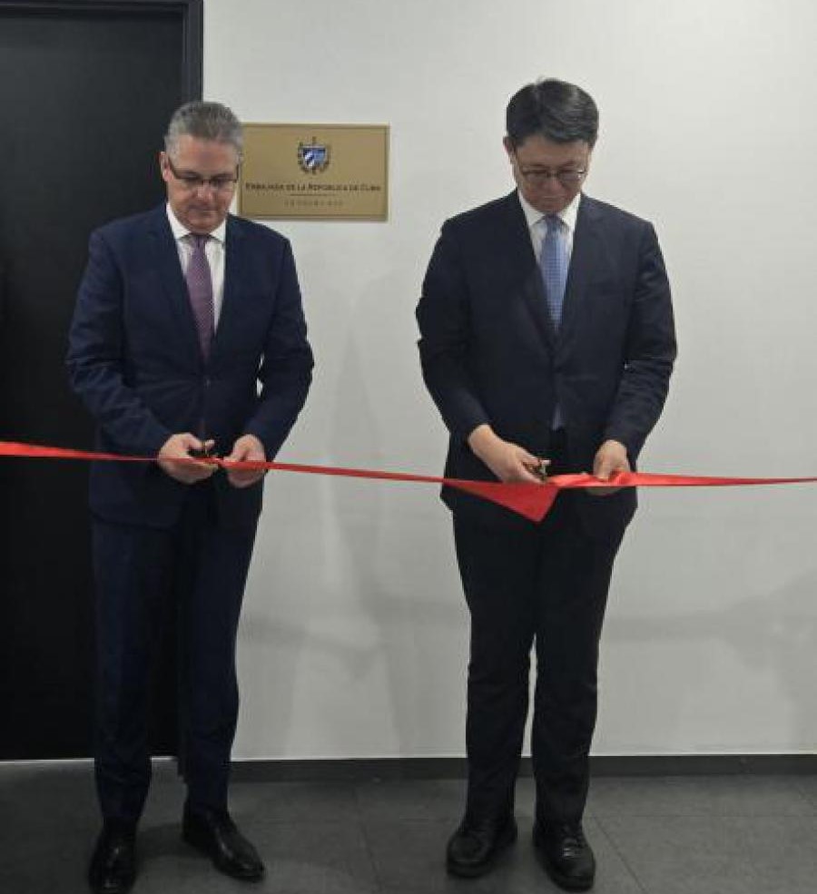 Celebran ceremonia de apertura oficial de la Embajada de Cuba en la República de Corea