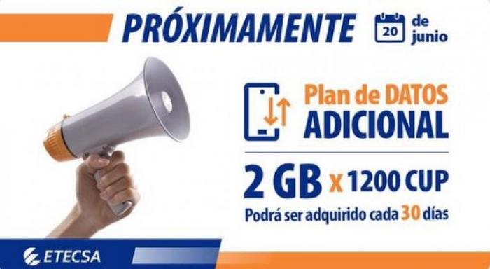 ETECSA anuncia dos nuevos planes de datos móviles en Cuba