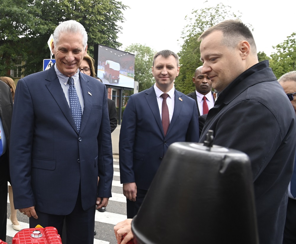 Díaz-Canel en Belarús: «Unidos, pongamos nuestros empeños, voluntades y energías en hacer posible nuestros proyectos»