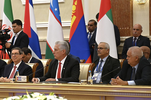 Presidente cubano participó en reunión del Consejo Supremo Económico Euroasiático