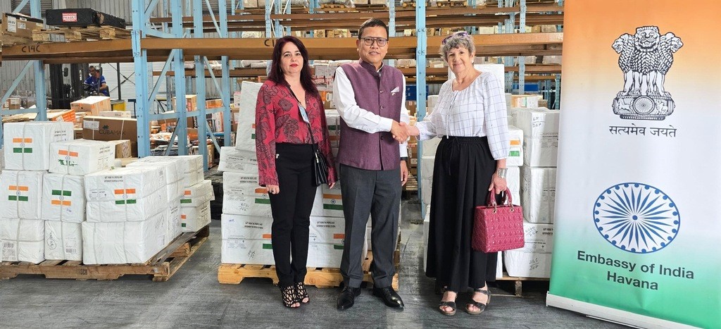 Recibe Cuba nuevo donativo de medicamentos de la India