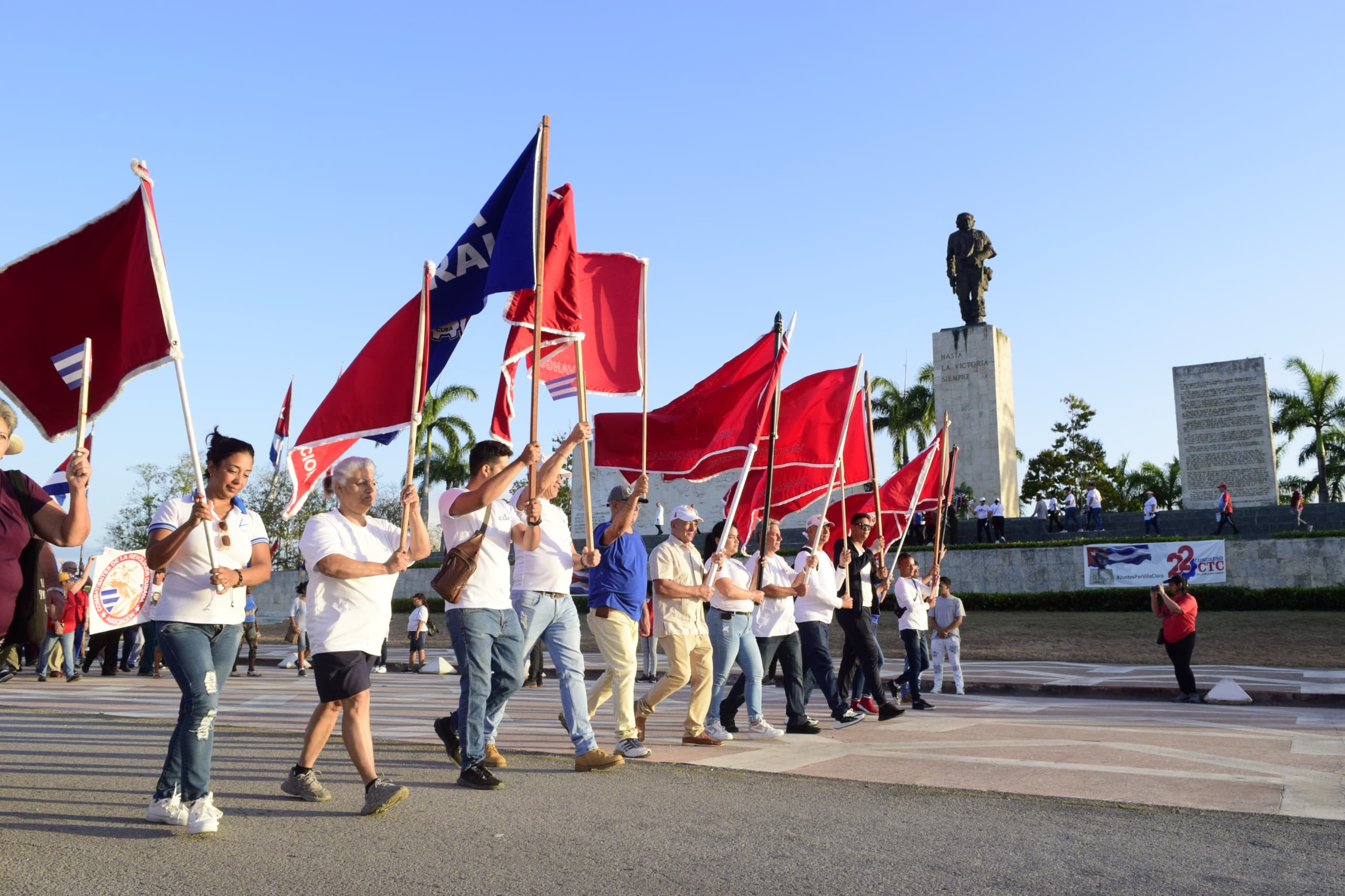 Primero de Mayo en Villa Clara: Por Cuba juntos creamos