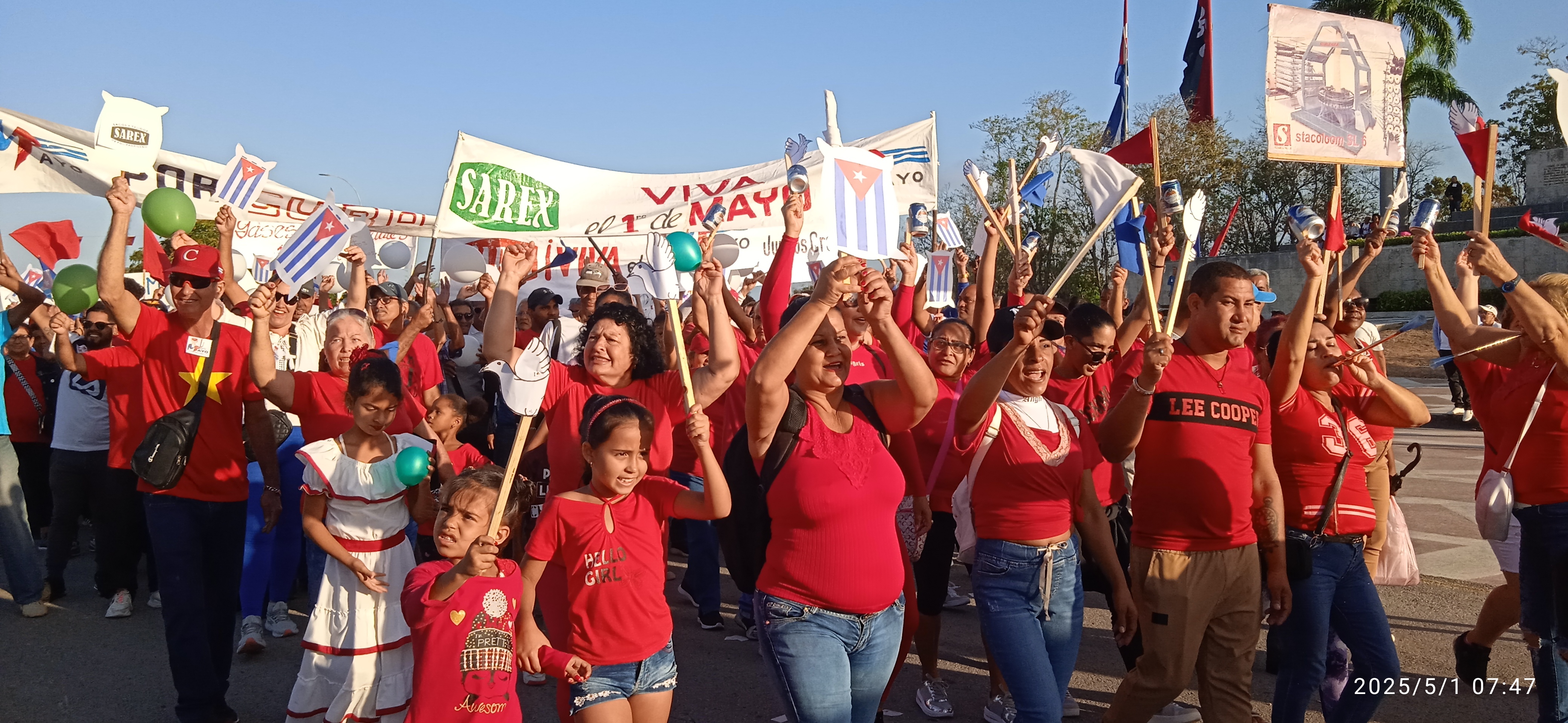 La impronta de un pueblo este primero de mayo