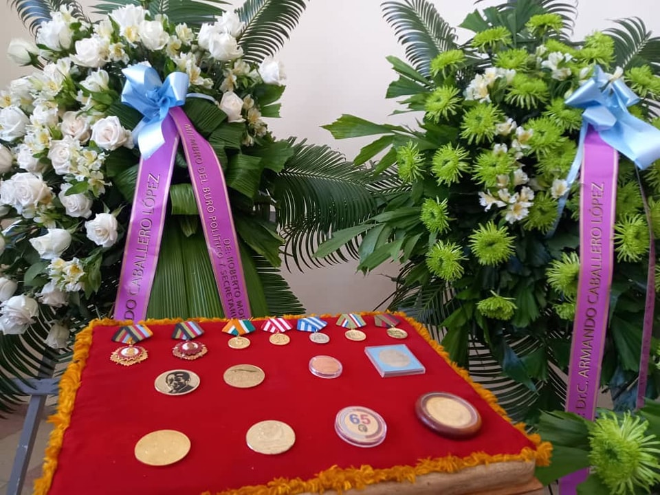 En Santa Clara, honras fúnebres del Dr. Armando Caballero López