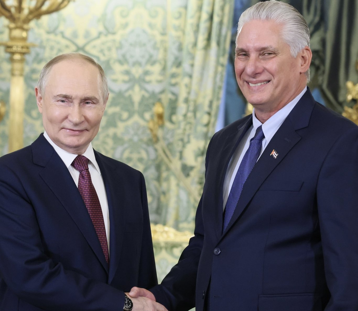 Díaz-Canel y Putin resaltan valor histórico de vínculos ruso-cubanos
