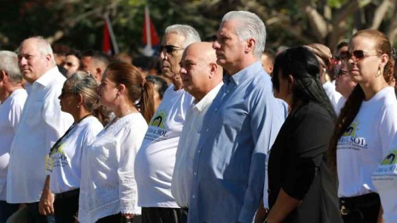 Miguel Díaz-Canel preside acto nacional por el aniversario 130 de la caída en combate de José Martí
