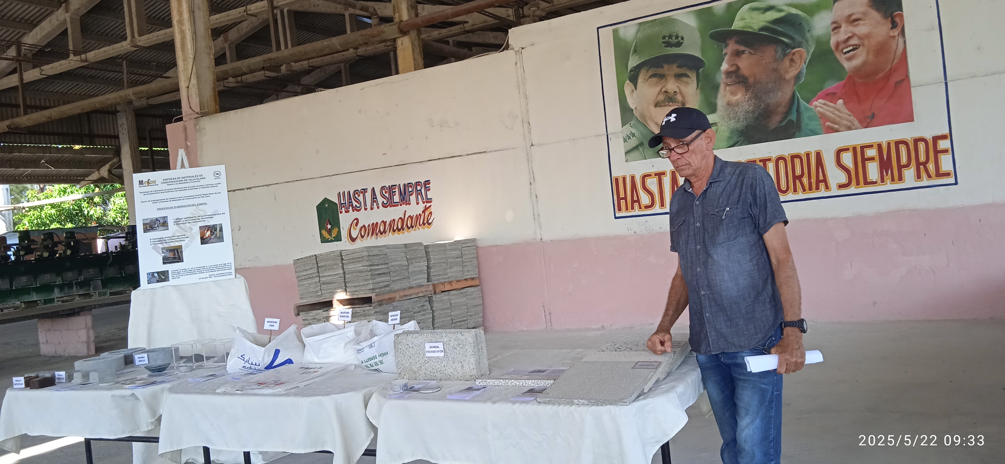 La huella de la Unidad Empresarial de Base UEB  Combinado de Hormigón Rolando Morales Sanabria del municipio de Cifuentes