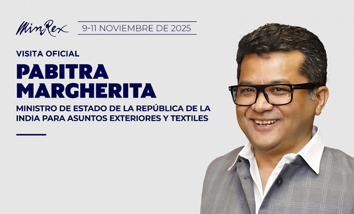 Inició visita oficial a Cuba ministro de Estado de la India