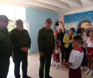 Díaz-Canel chequea el proceso de recuperación en Guantánamo