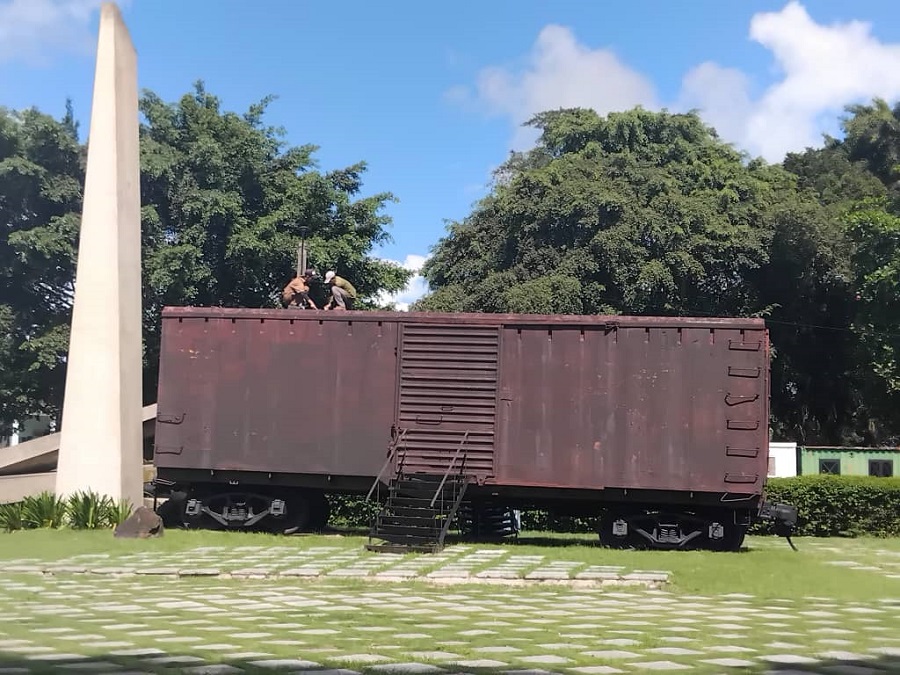 Ajetreo constructivo en el Tren Blindado